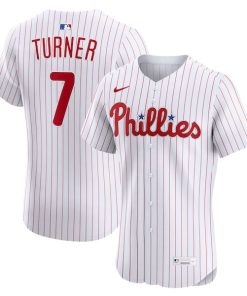 Trea Turner Philadelphia Phillies Nike Home Elite Jersey - White