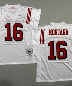 Joe Montana San Francisco 49ers Authentic Throwback Retired Player Jersey