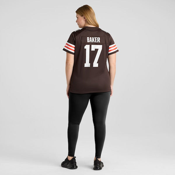 Jerome Baker Cleveland Browns Nike Women's Team Game Jersey - Brown - Image 7
