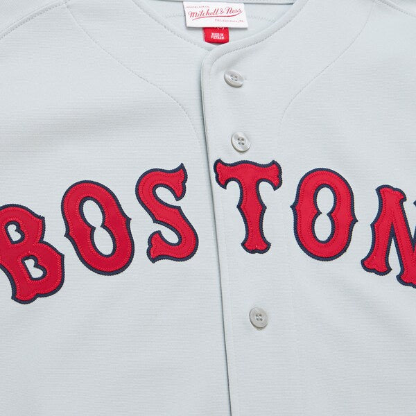 Pedro Martinez Boston Red Sox 2004 Cooperstown Collection Authentic Throwback Jersey - Gray - Image 4