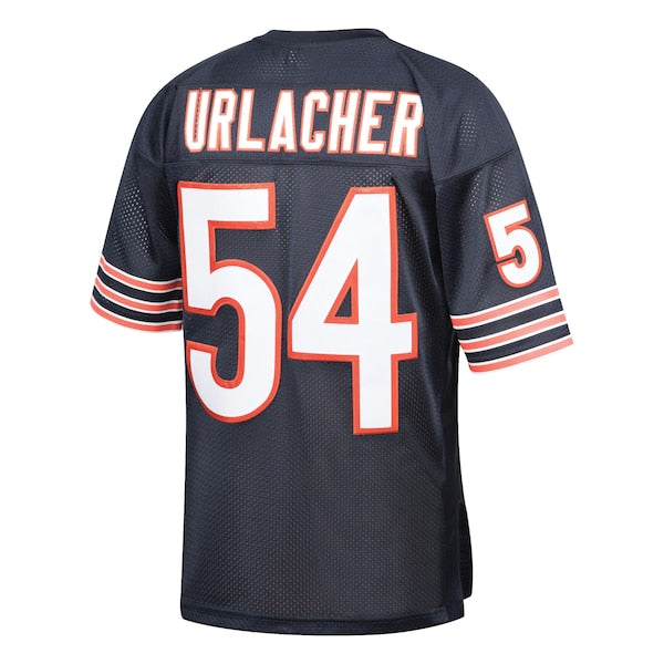 Brian Urlacher Chicago Bears 2001 Authentic Throwback Retired Player Jersey - Navy - Image 3