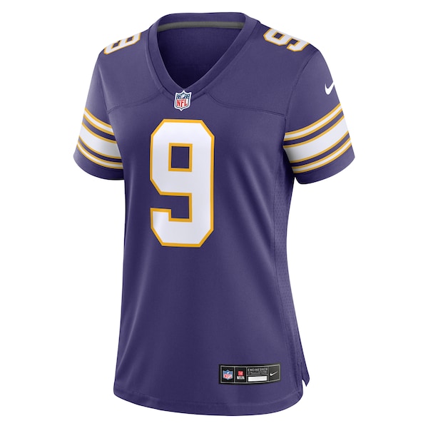 J.J. McCarthy Minnesota Vikings Nike Women's 2nd Alternate 2024 NFL Draft First Round Pick Player Game Jersey - Purple - Image 2