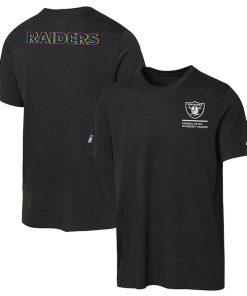 Las Vegas Raiders Nike Youth 2025 NFL Crucial Catch Tri-Blend Dri-FIT T-Shirt - Black