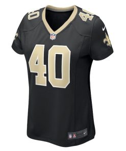 Alternative view of Zander Horvath New Orleans Saints Nike Women's  Game Jersey -  Black