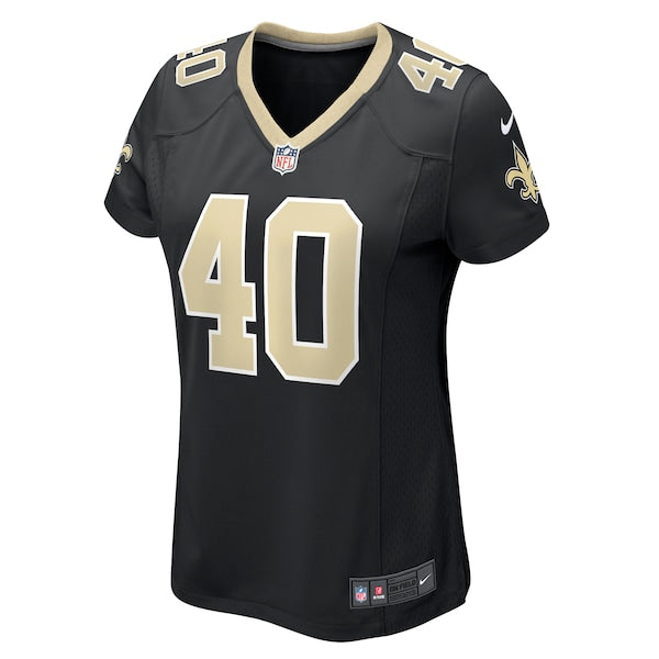 Zander Horvath New Orleans Saints Nike Women's Game Jersey - Black - Image 2