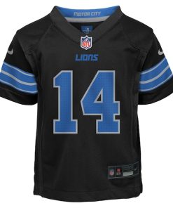 Alternative view of Amon-Ra St. Brown Detroit Lions Nike Preschool Alternate Player Game Jersey - Black