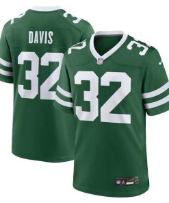 Isaiah Davis New York Jets Nike Team Game Jersey - Legacy Green