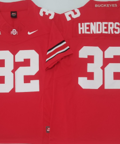 TreVeyon Henderson NCAA Ohio State Buckeyes Nike Vapor Limited Jersey