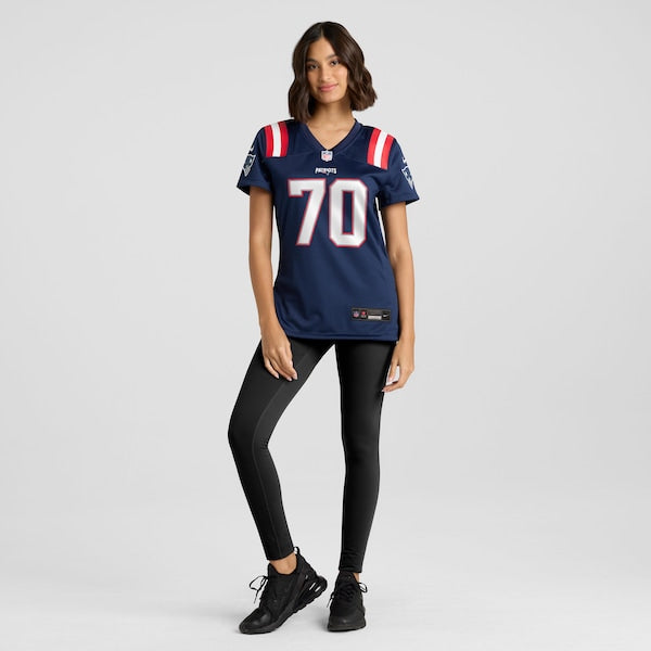 Caedan Wallace New England Patriots Nike Women's Game Jersey - Navy - Image 5