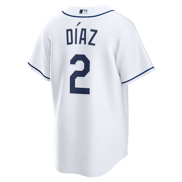 Yandy D¨ªaz Tampa Bay Rays Nike Home Replica Jersey - White - Image 3
