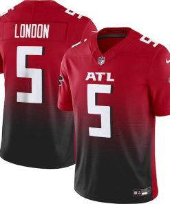 Drake London Atlanta Falcons Nike Vapor F.U.S.E. Limited Jersey - Red/Black