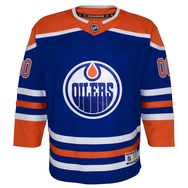 Edmonton Oilers Outerstuff Youth Home Replica Custom Jersey - Royal - Image 2