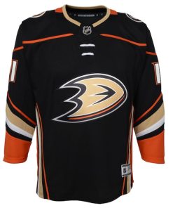 Alternative view of Trevor Zegras Anaheim Ducks Youth Home Premier?Player Jersey - Black