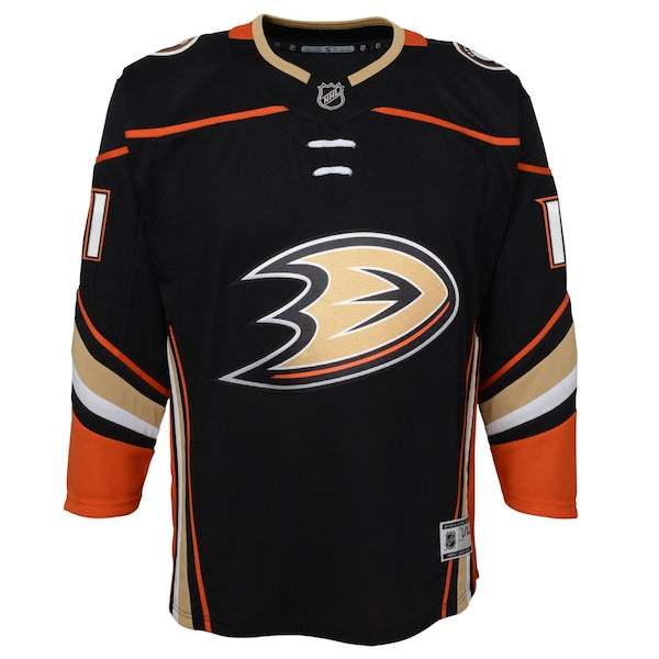 Trevor Zegras Anaheim Ducks Youth Home Premier?Player Jersey - Black - Image 2