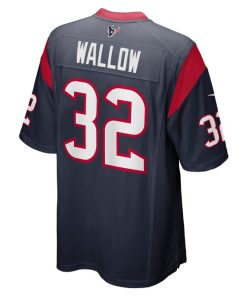 Alternative view of Garret Wallow Houston Texans Nike Game Jersey - Navy