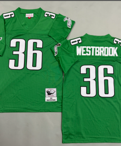 Brian Westbrook Philadelphia Eagles Authentic Throwback Retired Player Jersey