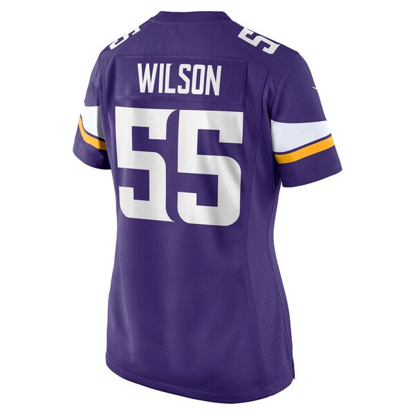 Eric Wilson Minnesota Vikings Nike Women's Team Game Jersey - Purple - Image 3