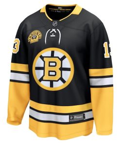 Alternative view of Charlie Coyle Boston Bruins  100th Anniversary Premier Breakaway Player Jersey - Black