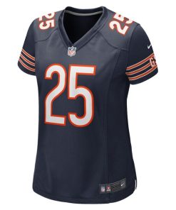 Alternative view of Trestan Ebner Chicago Bears Nike Women's Game Player Jersey - Navy