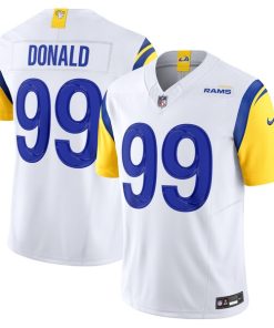 Aaron Donald Los Angeles Rams Nike Vapor F.U.S.E. Limited Jersey - White/Royal