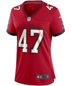 Alternative view of John Lynch Tampa Bay Buccaneers Nike Women's Game Retired Player Jersey - Red