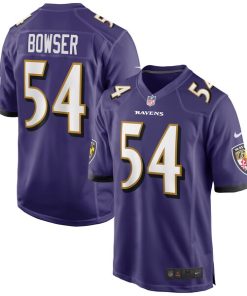 Tyus Bowser Baltimore Ravens Nike Game Player Jersey - Purple