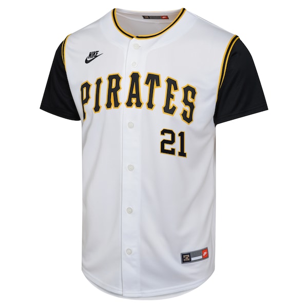 Roberto Clemente Pittsburgh Pirates Nike Youth Cooperstown Collection Limited Player Jersey - White - Image 2