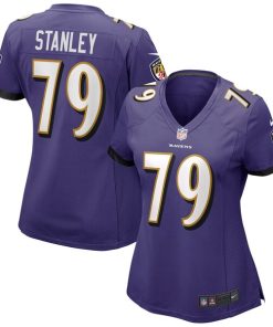 Ronnie Stanley Baltimore Ravens Nike Women's Game Jersey - Purple