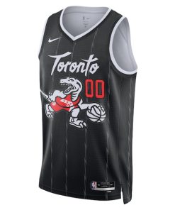 Alternative view of Toronto Raptors Nike Unisex 2025/26 City Edition Swingman Custom Jersey - Black