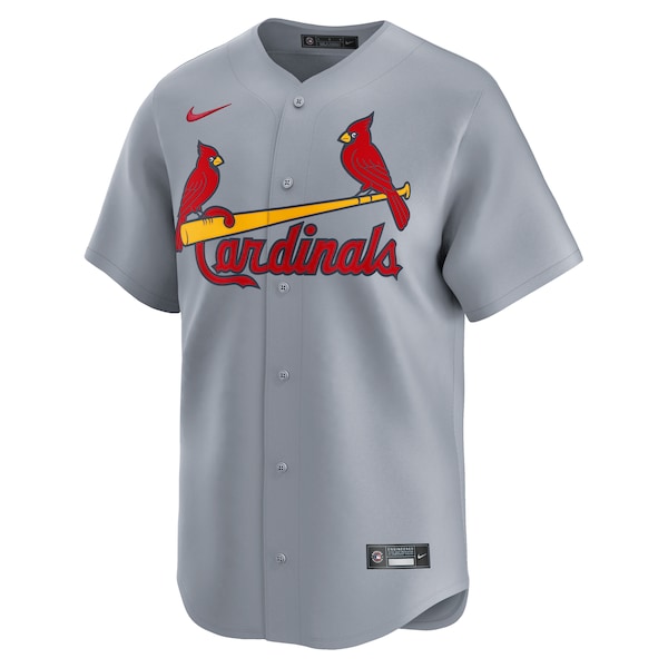 St. Louis Cardinals Nike Away Limited Jersey - Gray - Image 2