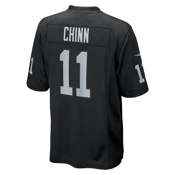 Jeremy Chinn Las Vegas Raiders Nike Team Game Jersey - Black - Image 3