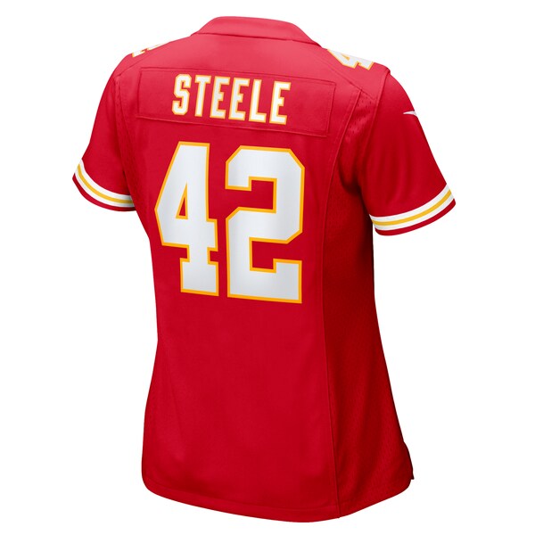 Carson Steele Kansas City Chiefs Nike Women's Game Jersey - Red - Image 4