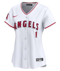 Alternative view of Los Angeles Angels Nike Women's #1 Mom Home Limited Jersey - White