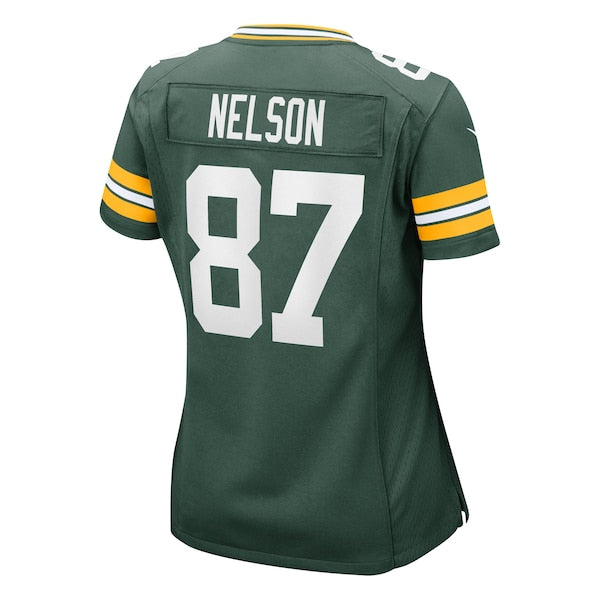 Jordy Nelson Green Bay Packers Nike Women's Retired Game Jersey - Green - Image 3