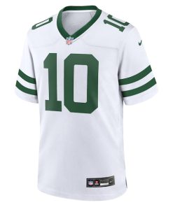 Alternative view of Allen Lazard New York Jets Nike Legacy Player Game Jersey - White
