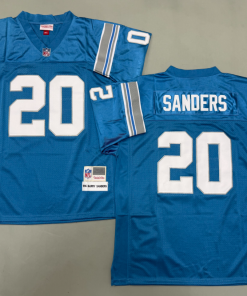 Barry Sanders Detroit Lions Authentic Throwback Retired Player Jersey