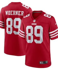 Charlie Woerner San Francisco 49ers Nike  Game Jersey -  Scarlet