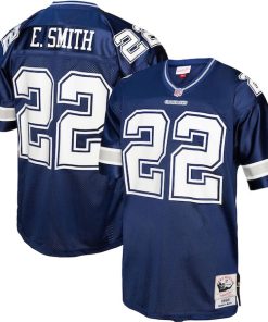 Emmitt Smith Dallas Cowboys Legacy Replica Jersey - Navy/White