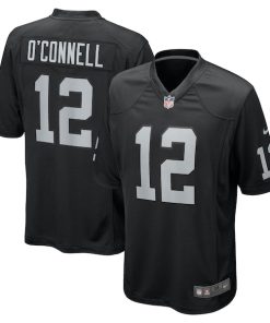 Aidan O'Connell Las Vegas Raiders Nike Team Game Jersey -  Black