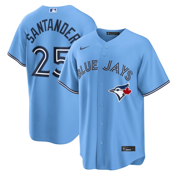 Anthony Santander Toronto Blue Jays Nike Alternate Replica Jersey - Light Blue/White - Image 6