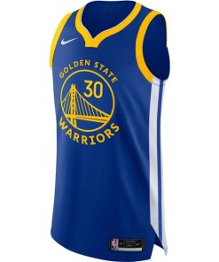 Alternative view of Stephen Curry Golden State Warriors Nike Authentic Jersey - Association Edition - Royal