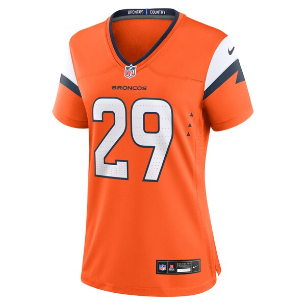 Ja'Quan McMillian Denver Broncos Nike Women's Team Game Jersey - Orange - Image 2