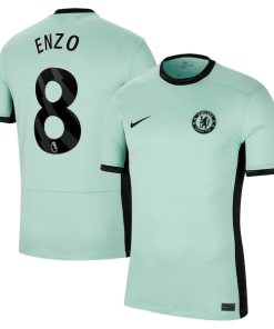 Enzo Fern¨¢ndez Chelsea Nike 2023/24 Third Stadium Replica Player Jersey - Mint/Blue/Navy