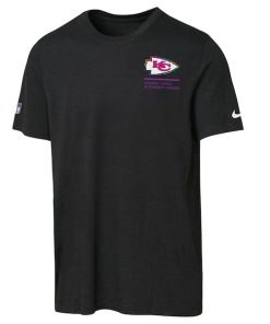 Alternative view of Kansas City Chiefs Nike Youth 2025 NFL Crucial Catch Tri-Blend Dri-FIT T-Shirt - Black