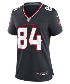 Alternative view of Justin Watson Houston Texans Nike Women's Team Game Jersey -  Navy
