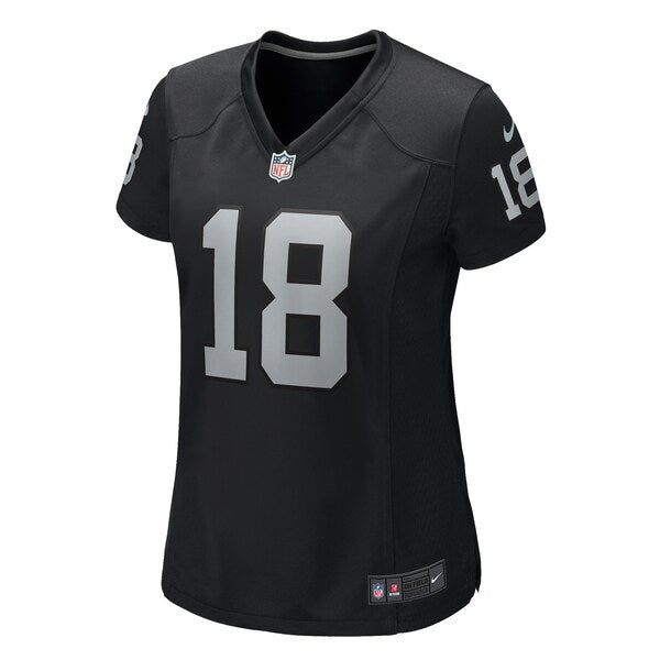 Jack Jones Las Vegas Raiders Nike Women's Game Jersey - Black - Image 3
