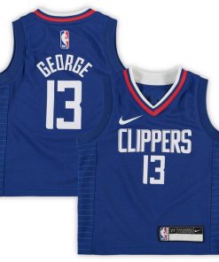 Paul George LA Clippers Nike Toddler 2020/21 Replica Jersey - Icon Edition - Royal
