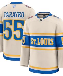 Colton Parayko St. Louis Blues  2025 NHL Winter Classic Premium Player Jersey - Cream