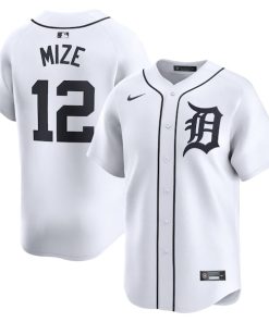 Casey Mize Detroit Tigers Nike Home Limited Player Jersey - White