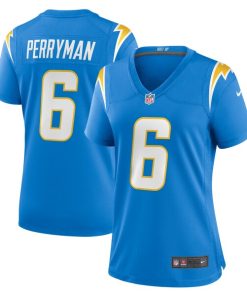 Alternative view of Denzel Perryman Los Angeles Chargers Nike Women's  Game Jersey -  Powder Blue